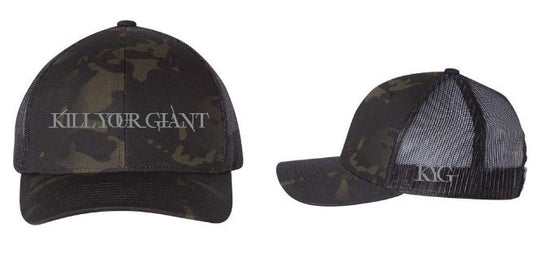 Kill Your Giant™ Black Camo Snapback Hat