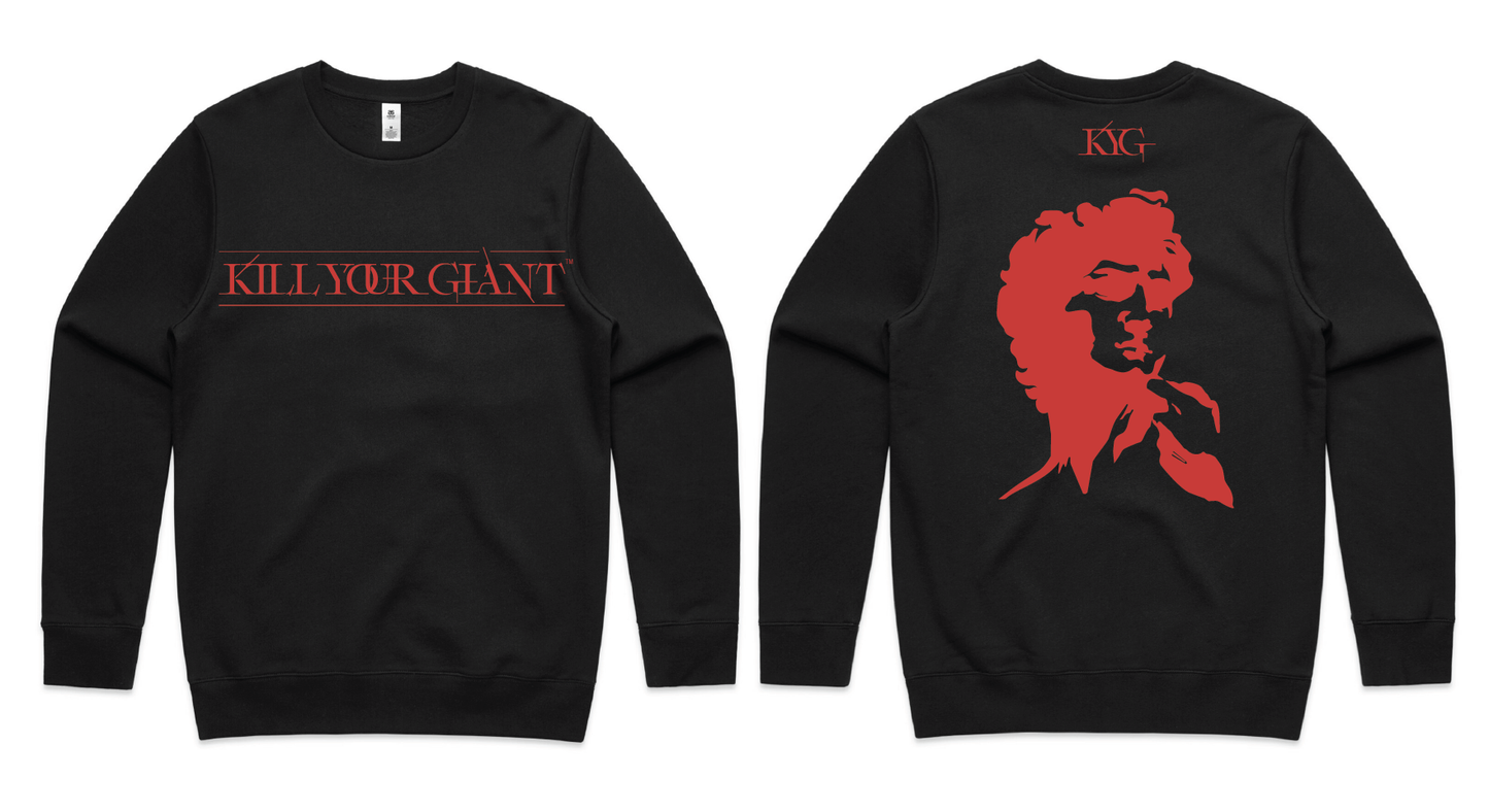 Kill Your Giant™ - BLACK PREMIUM HEAVY CREW